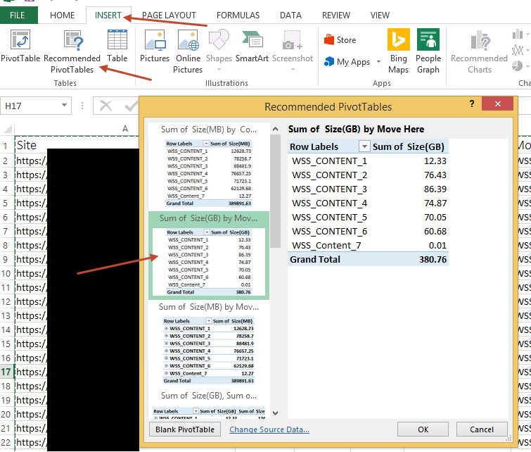 Content Database Disk Usage